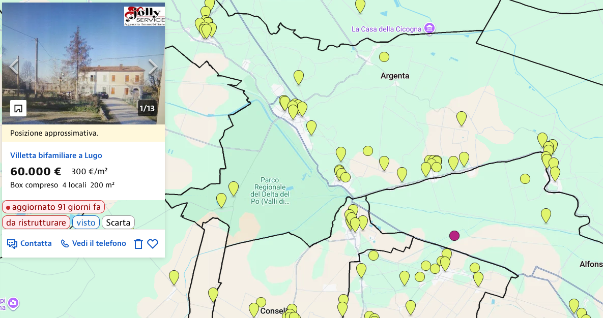 Ricerca su mappa con il pannello Foxidea
